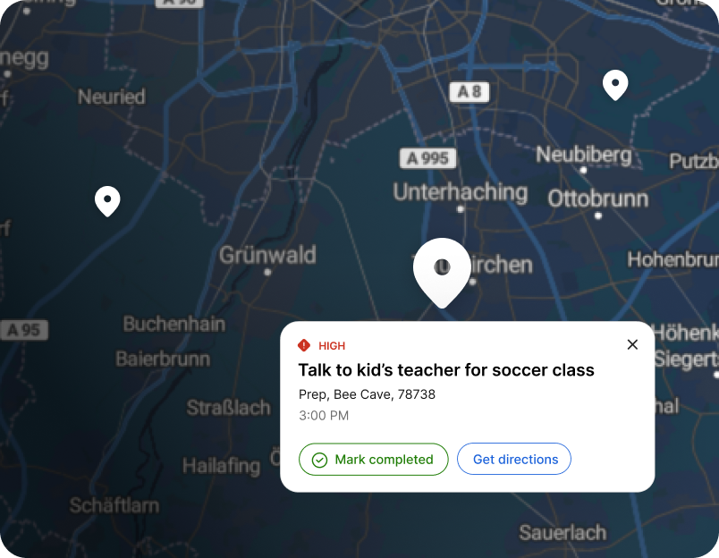 Location based reminders